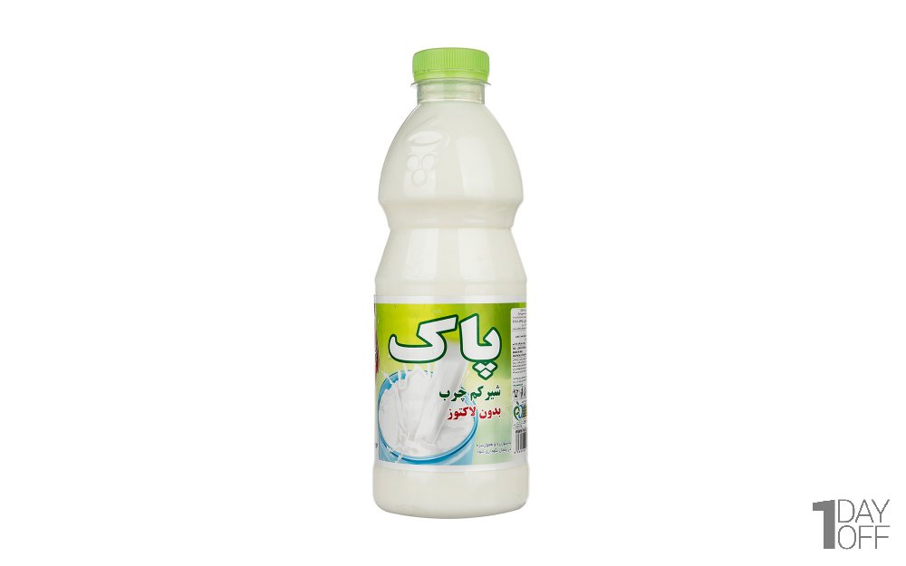 شیر کم‌چرب تازه بدون لاکتوز پاک 1 لیتر