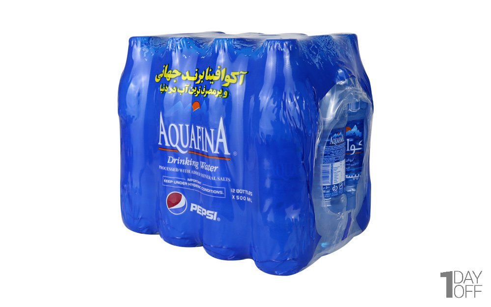 آب آکوافینا پپسی 0.5 لیتر - باکس 12 عددی