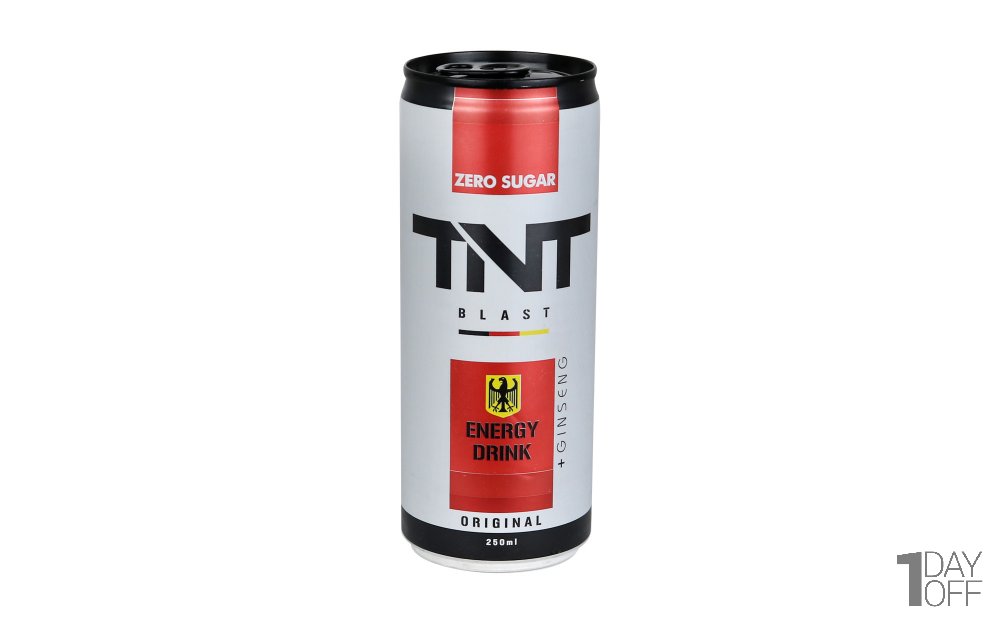 نوشابه انرژی‌زا TNT بلاست زیرو 250 میلی‌لیتر